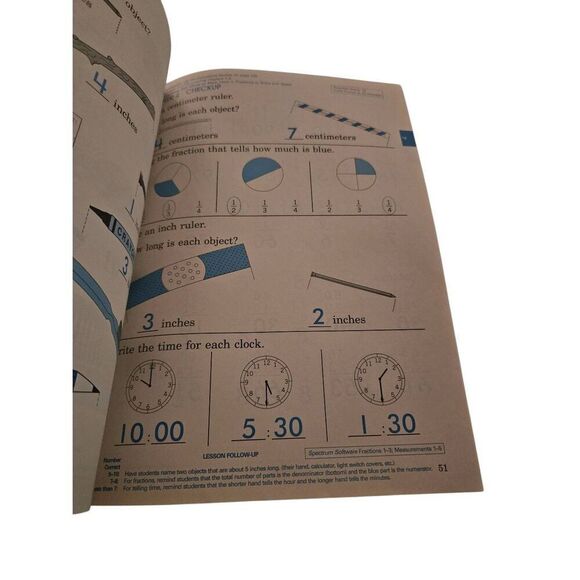 Spectrum math teachers edition fourth edition SRA Mcgraw-hill isbn 0026875500 - Picture 2 of 5